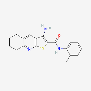 3-amino-N-(2-methylphenyl)-5,6,7,8-tetrahydrothieno[2,3-b]quinoline-2-carboxamide