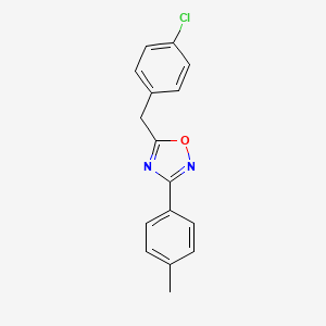 5-(4-Chlorobenzyl)-3-(4-methylphenyl)-1,2,4-oxadiazole