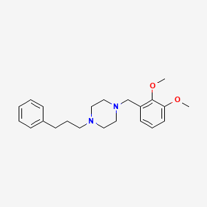 1-[(2,3-Dimethoxyphenyl)methyl]-4-(3-phenylpropyl)piperazine