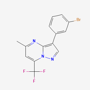 3-(3-Bromophenyl)-5-methyl-7-(trifluoromethyl)pyrazolo[1,5-a]pyrimidine