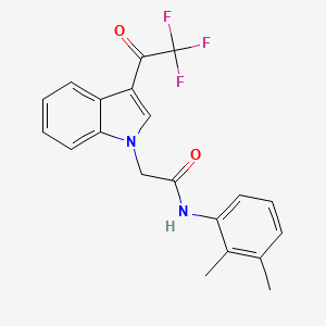 N-(2,3-dimethylphenyl)-2-[3-(2,2,2-trifluoroacetyl)indol-1-yl]acetamide