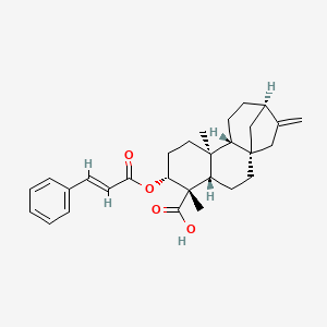 molecular formula C29H36O4 B1161499 ent-3beta-Cinnamoyloxykaur-16-en-19-oic acid CAS No. 79406-10-3