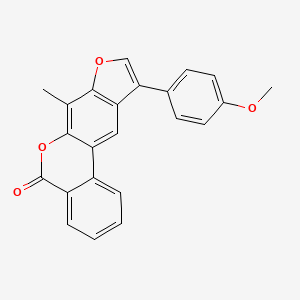 10-(4-methoxyphenyl)-7-methyl-5H-benzo[c]furo[3,2-g]chromen-5-one