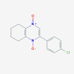 2-(4-Chlorophenyl)-5,6,7,8-tetrahydroquinoxaline 1,4-dioxide