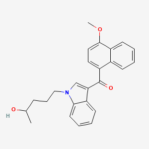 molecular formula C25H25NO3 B1161551 JWH-081 N-(4-羟基戊基) 代谢物 