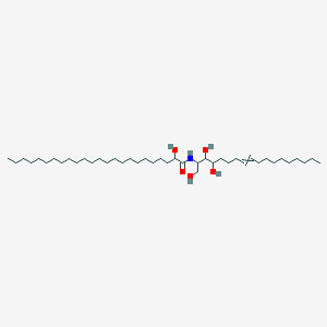 molecular formula C42H83NO5 B1161589 (2S,3S,4R,8E)-2[(2'R-2'-Hydroxylignoceranoylamino]octadec-8-ene-1,3,4-triol CAS No. 295803-03-1