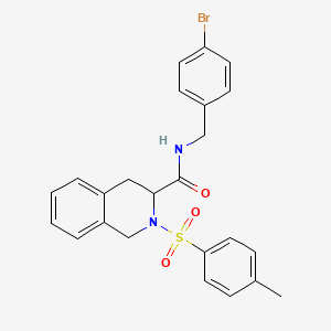 N-(4-bromobenzyl)-2-[(4-methylphenyl)sulfonyl]-1,2,3,4-tetrahydroisoquinoline-3-carboxamide