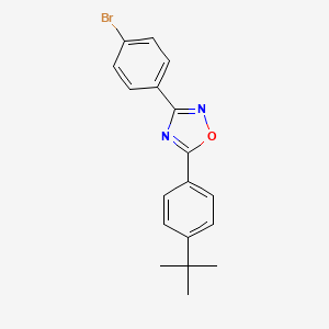 3-(4-Bromophenyl)-5-(4-tert-butylphenyl)-1,2,4-oxadiazole