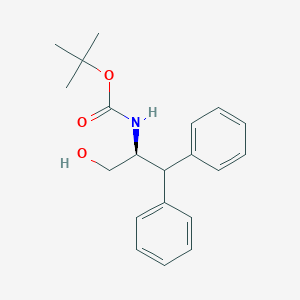 B116169 (S)-tert-Butyl (3-hydroxy-1,1-diphenylpropan-2-yl)carbamate CAS No. 155836-47-8