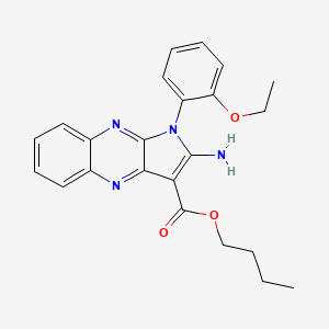 butyl 2-amino-1-(2-ethoxyphenyl)-1H-pyrrolo[2,3-b]quinoxaline-3-carboxylate