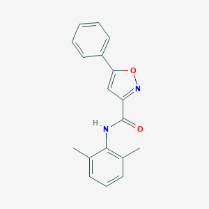 B116170 3-Isoxazolecarboxamide, N-(2,6-dimethylphenyl)-5-phenyl- CAS No. 145440-89-7