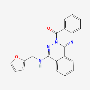 5-((Furan-2-ylmethyl)amino)-8H-phthalazino[1,2-b]quinazolin-8-one