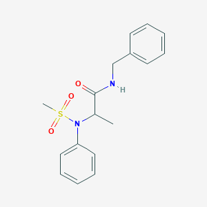 N-benzyl-N~2~-(methylsulfonyl)-N~2~-phenylalaninamide