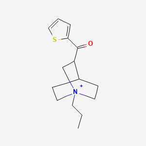 1-Propyl-3-(thiophen-2-ylcarbonyl)-1-azoniabicyclo[2.2.2]octane