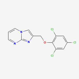 2-[(2,4,6-Trichlorophenoxy)methyl]imidazo[1,2-a]pyrimidine