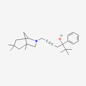 2,2-Dimethyl-3-phenyl-7-(1,3,3-trimethyl-6-azabicyclo[3.2.1]oct-6-yl)hept-5-yn-3-ol