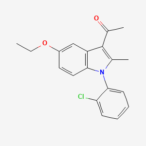 1-[1-(2-chlorophenyl)-5-ethoxy-2-methyl-1H-indol-3-yl]ethanone