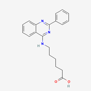 6-[(2-Phenylquinazolin-4-yl)amino]hexanoic acid