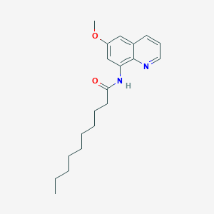 N-(6-methoxyquinolin-8-yl)decanamide