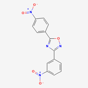 3-(3-Nitrophenyl)-5-(4-nitrophenyl)-1,2,4-oxadiazole