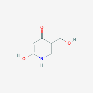 molecular formula C6H7NO3 B116185 2,4-Dihydroxy-5-hydroxymethylpyridine CAS No. 143834-60-0