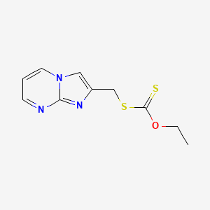 Ethoxy[({imidazo[1,2-A]pyrimidin-2-YL}methyl)sulfanyl]methanethione