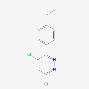 molecular formula C12H10Cl2N2 B116188 4,6-Dichloro-3-(4-ethylphenyl)pyridazine CAS No. 151192-66-4