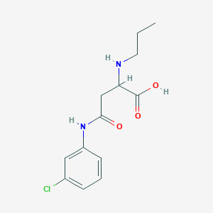 N-(3-chlorophenyl)-N~2~-propylasparagine