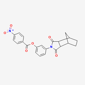 3-(1,3-dioxooctahydro-2H-4,7-methanoisoindol-2-yl)phenyl 4-nitrobenzoate