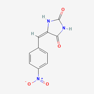 (5E)-5-(4-nitrobenzylidene)imidazolidine-2,4-dione