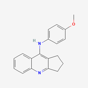 molecular formula C19H18N2O B11620150 N-(4-methoxyphenyl)-2,3-dihydro-1H-cyclopenta[b]quinolin-9-amine 