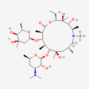 molecular formula C₃₈H₆₇D₅N₂O₁₂ B1162030 Azithromycin d5 