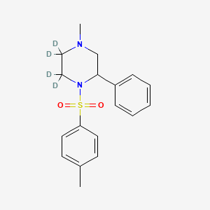 4-Methyl-2-phenyl-1-tosylpiperazine-d4