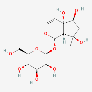 (1S,4aS,5S,7S,7aR)-7-methyl-1-[(2S,3R,4S,5S,6R)-3,4,5-trihydroxy-6-(hydroxymethyl)oxan-2-yl]oxy-1,5,6,7a-tetrahydrocyclopenta[c]pyran-4a,5,7-triol