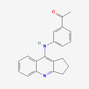 1-[3-(2,3-dihydro-1H-cyclopenta[b]quinolin-9-ylamino)phenyl]ethanone