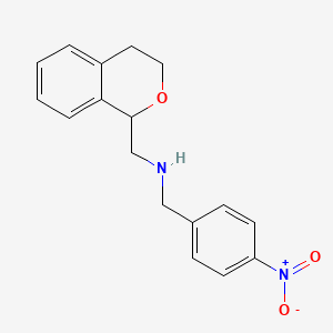 1-(3,4-dihydro-1H-isochromen-1-yl)-N-(4-nitrobenzyl)methanamine