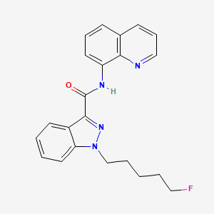 molecular formula C₂₂H₂₁FN₄O B1162133 5-Fluoro THJ 
