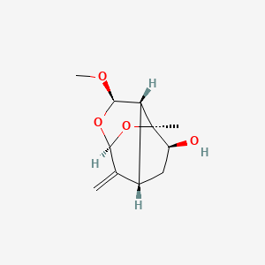 molecular formula C11H16O4 B1162141 1-O-Methyljatamanin D CAS No. 54656-47-2