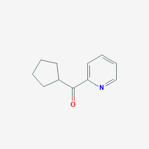 molecular formula C11H13NO B116218 2-Cyclopentanecarbonylpyridine CAS No. 157592-43-3