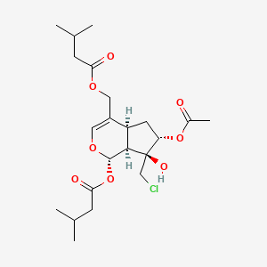 molecular formula C22H33ClO8 B1162198 Chlorovaltrate K CAS No. 96801-92-2