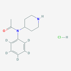 molecular formula C₁₃H₁₄D₅ClN₂O B1162203 N-4-Piperidylacetanilide-d5 Hydrochloride 