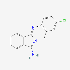 molecular formula C15H12ClN3 B11622770 (Z)-4-chloro-N-(3-iminoisoindolin-1-ylidene)-2-methylaniline 