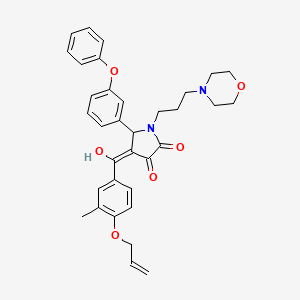 4-[4-(Allyloxy)-3-methylbenzoyl]-3-hydroxy-1-[3-(4-morpholinyl)propyl]-5-(3-phenoxyphenyl)-1,5-dihydro-2H-pyrrol-2-one