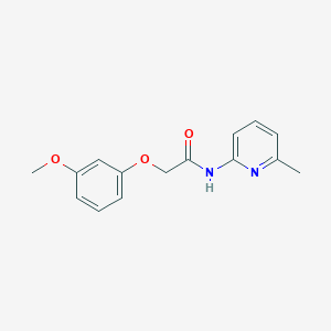 2-(3-methoxyphenoxy)-N-(6-methylpyridin-2-yl)acetamide