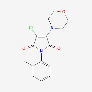 3-Chloro-4-morpholin-4-yl-1-o-tolyl-pyrrole-2,5-dione