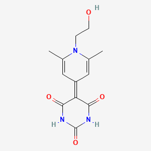 5-[1-(2-hydroxyethyl)-2,6-dimethylpyridin-4(1H)-ylidene]pyrimidine-2,4,6(1H,3H,5H)-trione