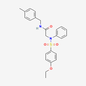 N-[(4-Methylphenyl)methyl]-2-(N-phenyl4-ethoxybenzenesulfonamido)acetamide