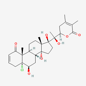 molecular formula C28H39ClO7 B1162308 Withanolide C CAS No. 108030-78-0