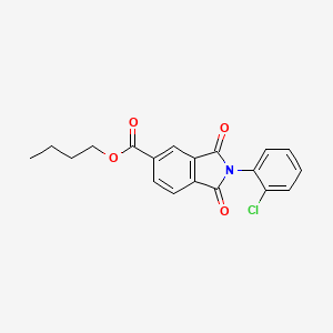 butyl 2-(2-chlorophenyl)-1,3-dioxo-2,3-dihydro-1H-isoindole-5-carboxylate