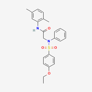 N-(2,5-Dimethylphenyl)-2-(N-phenyl4-ethoxybenzenesulfonamido)acetamide